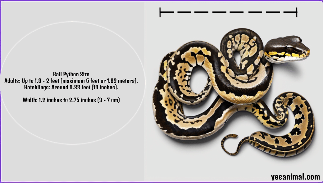 Ball Python Size Explained: How Big Are They Compared To Others? | Yes